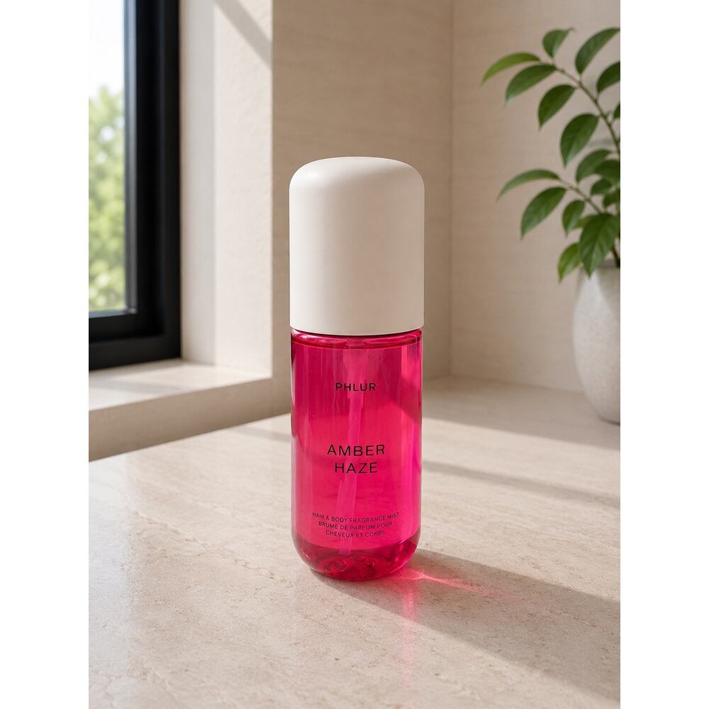 New Phlur Amber Haze Hair & Body Fragrance Perfume Mist 3oz 90mL